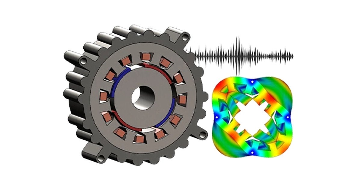 Reducing NVH in Electric Motors Using EMWorks Multiphysic