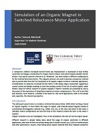 Simulation of an Organic Magnet in Switched Reluctance Motor Application