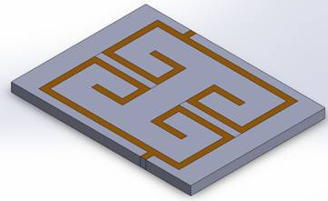 Coupled microstrip filter