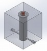 Simulation of a combline filter