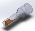 Simulation of a Circularly Polarized Feedhorn