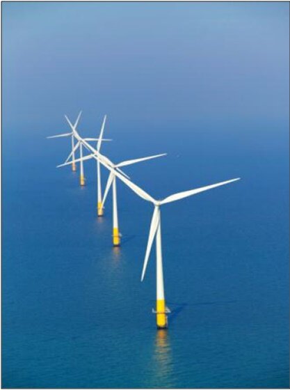 Offshore wind farm in UK
