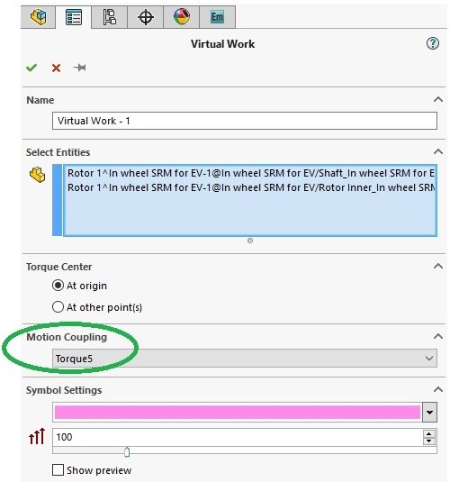 Virtual Work definition in EMS