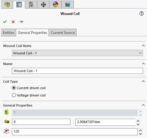 Wound coil definition in EMS