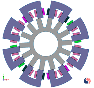 4-Phase 16/14 SRM Motor