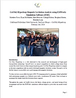 Cal-Poly-Hyperloop-Magnetic-Levitation-Analysis-using-EMWorks-Simulation-Software-(EMS)