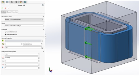 Coil definition inside EMS