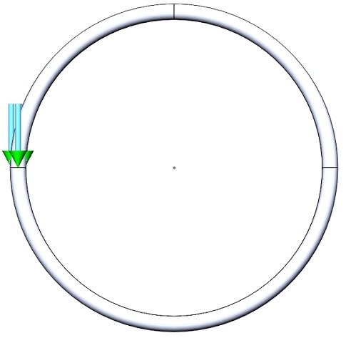 Entry and Exits ports of the Solid Coil