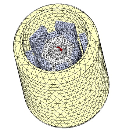 Meshed Model im Schritt 18