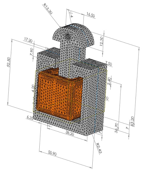 Meshed-Modell