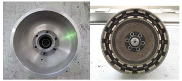 Prototype of the DSPM eddy current coupler 