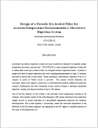 Design of a Periodic Iris-loaded Filter for AccurateTemperatureMeasurementin a Microwave Digestion System