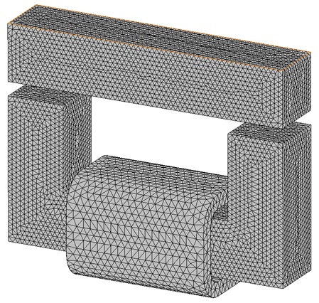 The meshed model