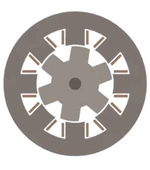 2D Cross Section of the SRM Under Study