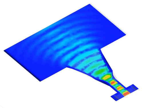E field of Horn Antenna