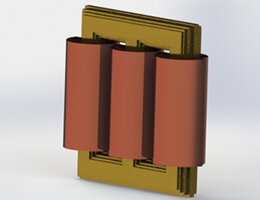 3-phase cylindrical transformer