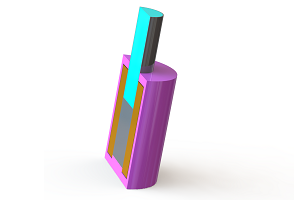 3D FEM simulation of Electromagnetic actuator with Ferrofluid