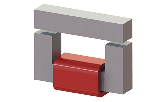 3D FEM simulation of a DC non-linear Contactor