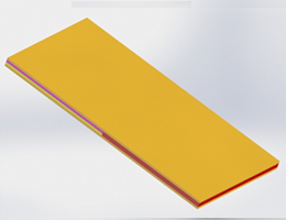 Capacitance calculation for a parallel plate capacitor