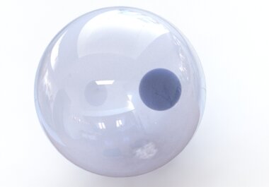Electric field inside the cavity of a charged sphere