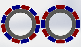 Impact of Air Gap Lengths and Magnet Shapes on Magnetic Gear Efficiency