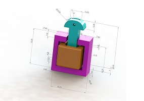 Electromechanical FEM simulation of a T-Shaped Electromagnetic Actuator using EMS for SOLIDWORKS