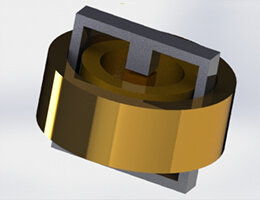 Evaluation of the mechanical deformation in incompressible linear and nonlinear magnetic materials