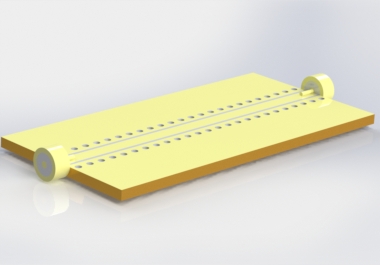 Grounded Coplanar Waveguide with Coaxial Transition