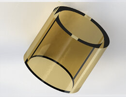 Magneto-structural analysis of a coil by the sequential coupling method