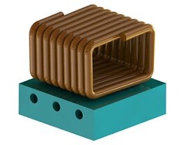 Thermal analysis of electromagnetic induction heating mold using EMS