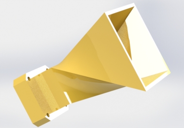 Tilted Horn Antenna Simulation