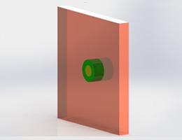 Two Layers Dielectric Cylinder in a Homogeneous Field