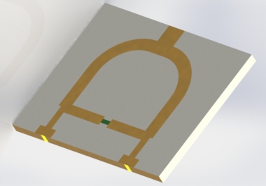 How does a Wilkinson Power Divider work at 9 GHz?