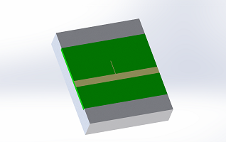 Thermal analysis of RF Band-Stop Filter with an Open metal housing
