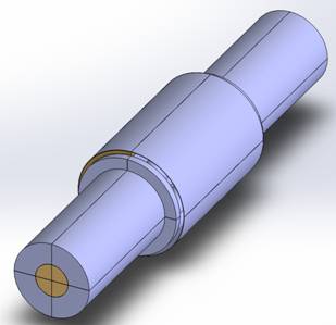 Perfekte 3D-Linienstruktur