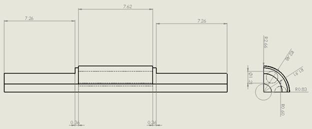 the dimensions of the line quarter's structure