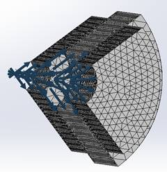 three parts assembly  with similar shapes