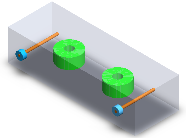 Half-wave DR filter (3D SolidWorks view)