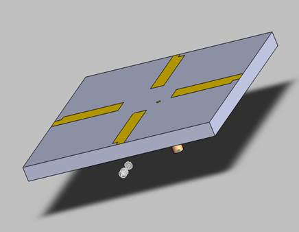 GPS antenna 3D structure