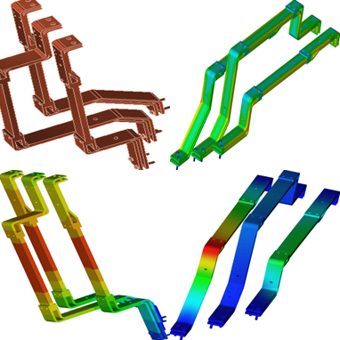 Electro-Thermo-Mechanical Effects on High-Current Busbars.