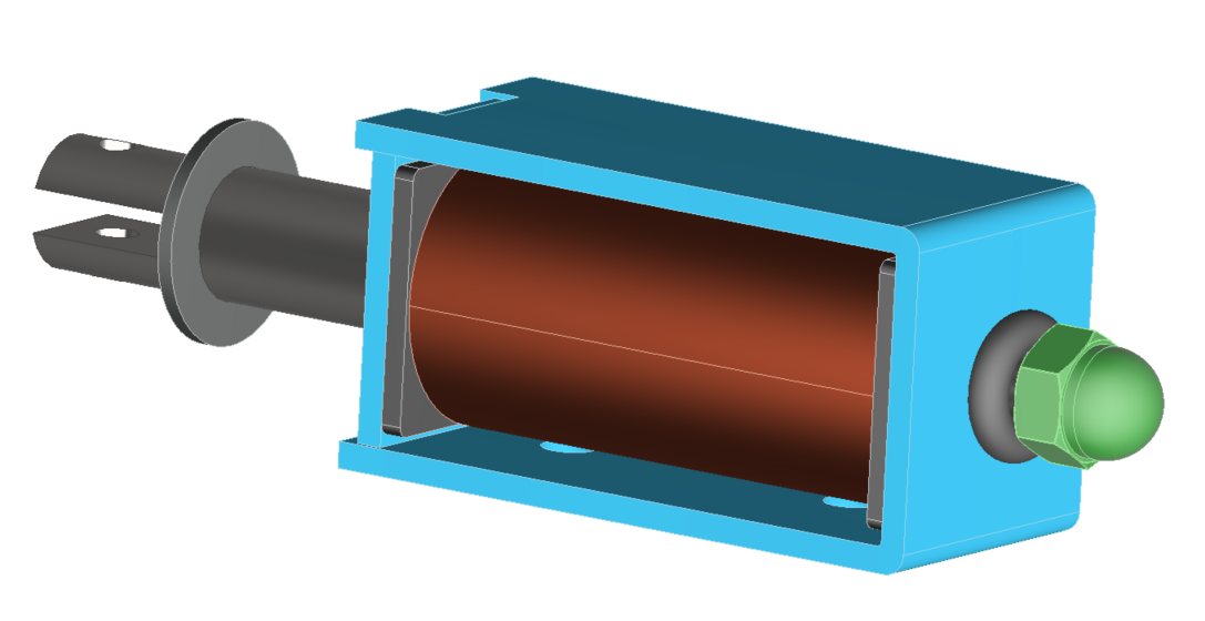 Voltage-Driven Solenoid with Electro-Thermal Coupling